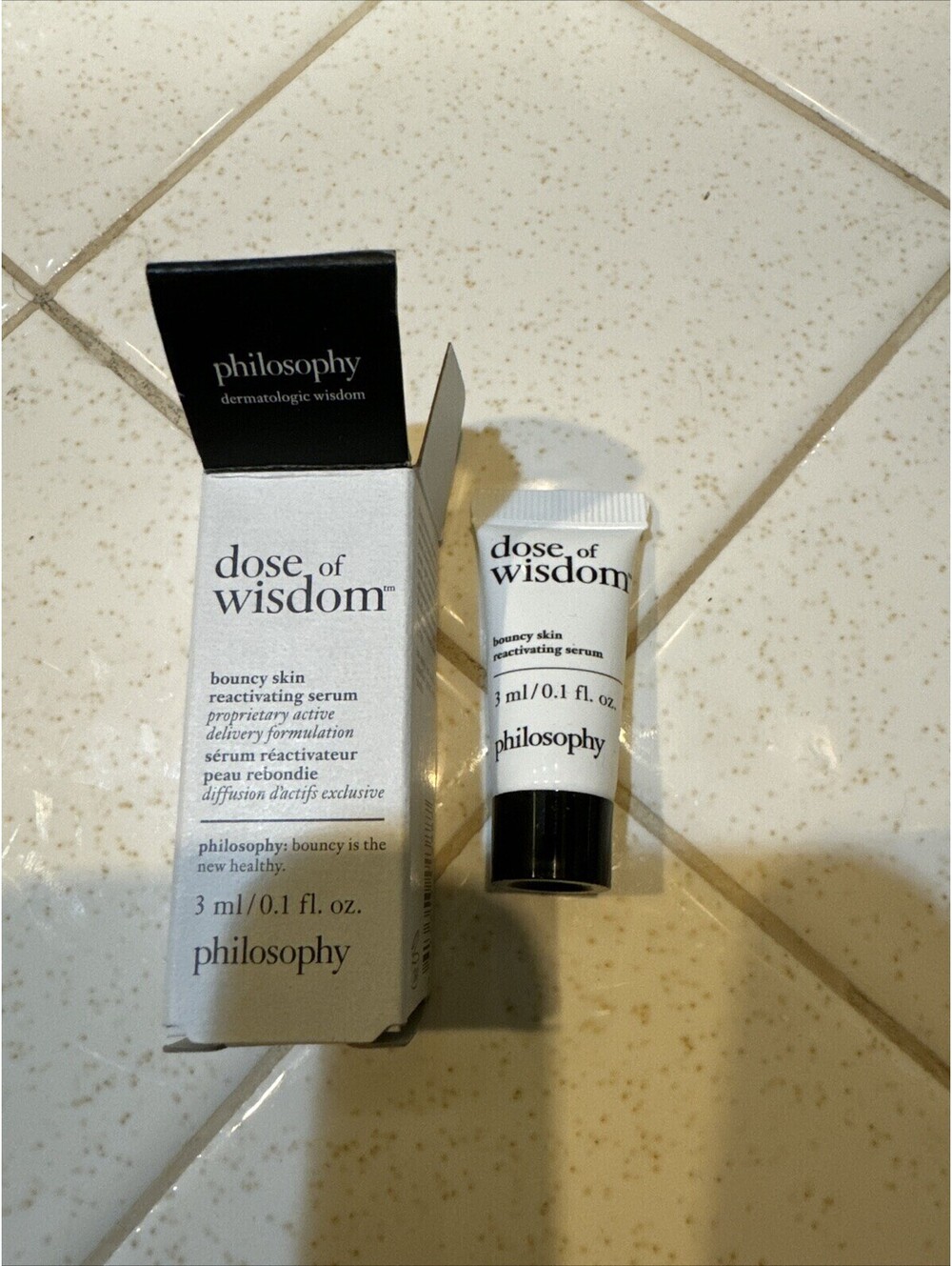 Philosophy Dose of Wisdom Bouncy Serum .1 oz Travel Size New In Box